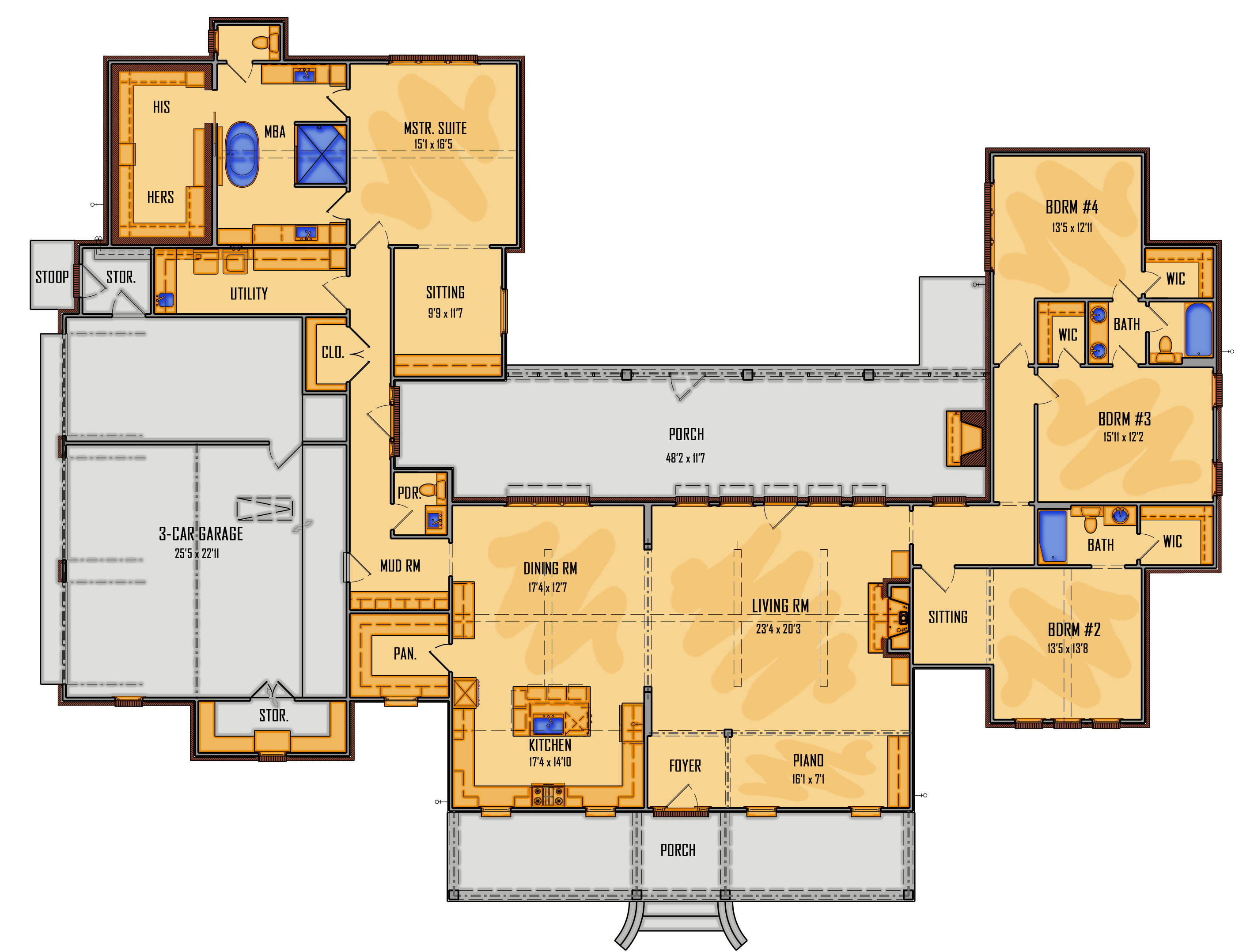 3RD21519 Third Floor Plans